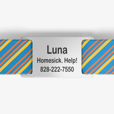 closeup of nameplate personalization